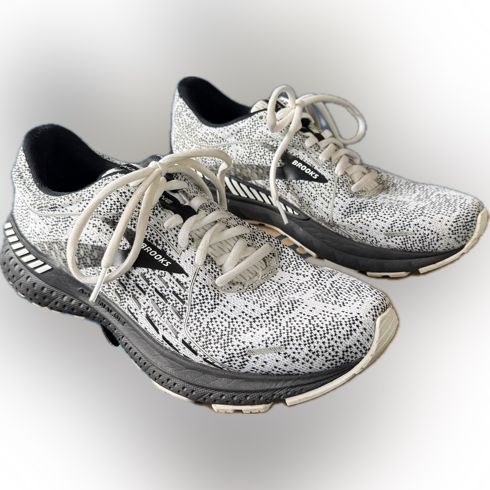 Brooks Monochrome Athletic Sneakers
